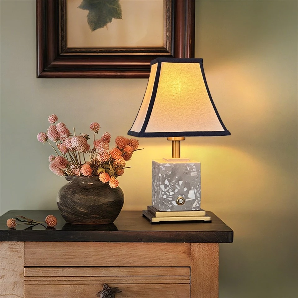 Classic Cement Cordless Table Lamp Battery Powered suppliers