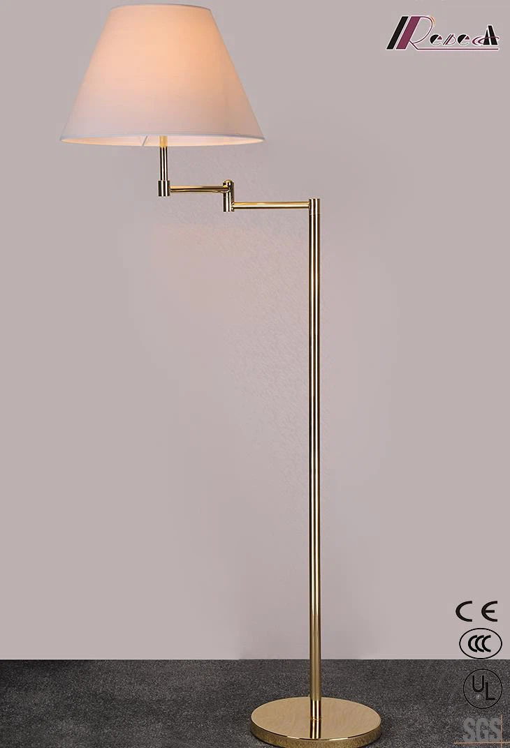 Jauns dizains rūpnieciskais Swing Arm Bronzas Pastāvīgo stāvlampa / uzdevums stāvlampa ar viesistabu