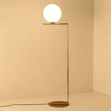 Moderna Ins stikla lodveida grīdas lampa