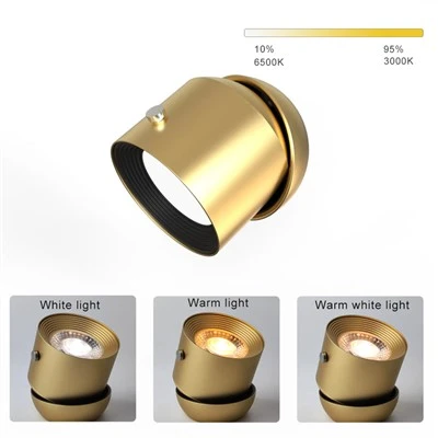Bezvada sienas lampa ar tālvadības pulti
